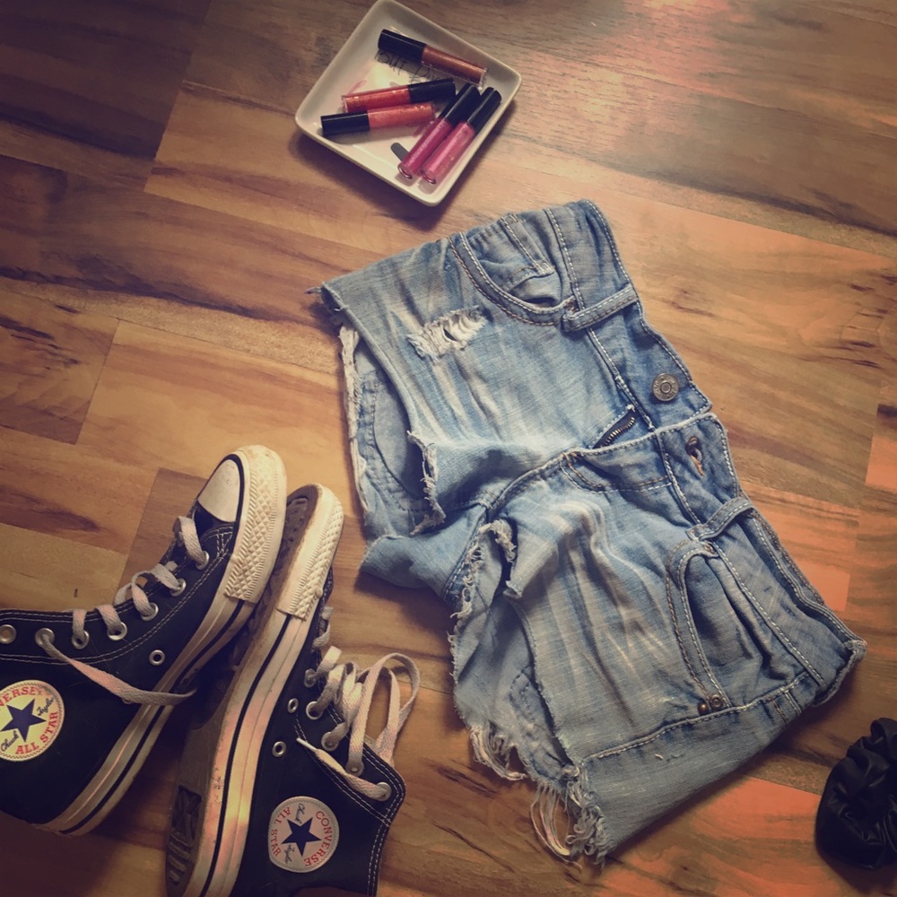 Distressed Rue21 Jean Shorts
